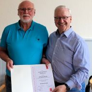 v.l. Wolfgang Bingel, Manfred Schmidt                Bild: Sportkreis Rheingau-Taunus