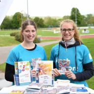 Laura Heckmann und Meike Gundlach von der Sportjugend Werra-Meißner                Bild: Marvin Heinz