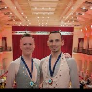Europameister Showdance Couples: Damian Spyrka und Marc Hartung-Knöfler (TSZ Blau-Gold Casino Darmstadt)                Bild: privat
