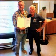 v.l. Joachim Sager, Helmut Heisen                Bild: Sportkreis