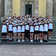 Das Team bei den Europameisterschaften.                Bild: Tamara Bär