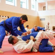 Training unter Anleitung                Bild: Jerome Helzel