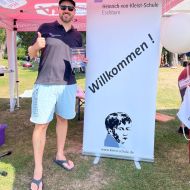 Benjamin Friedrich ist seit 26.  August Sportlehrer an der Heinrich-von-Kleist-Schule Eschborn.                Bild: Jens Kleinert