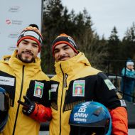 Die Drittplatzierten  Adam und Issam Ammour (von links)                Bild: Viesturs Lacis