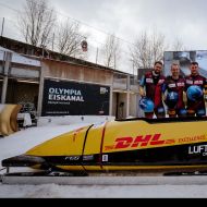 Der erfolgreiche Vierer mit  von links Felix Dahms, Maximilian Illmann, Eric Strauß, Lukas Frytz.                Bild: raw  pictures - Schwab