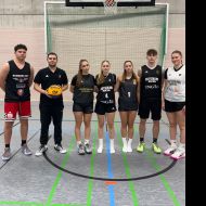 Der künftige 3x3 HBV-Landestrainer  Imran Uyar (2. v.l.) beim DBB-Lehrgang in Bielefeld                Bild: Spissinger