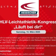Offizieller Flyer zum HLV-Kongress "Läuft bei dir!"