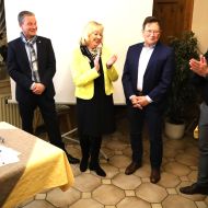 v. l.: Dirk Andrä, Annette Andrä, Udo Burggraf, Harry Piaskowski                Bild: Manfred Bittighofer