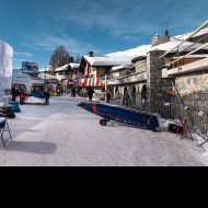 Startplattform mitten in der Gemeinde                Bild: IBSF