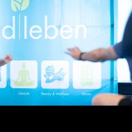 Bei der gesund leben Messe bieten Frankfurter Turn- und Sportvereine Fitnessprogramme zum Mitmachen.                Bild: Rössler