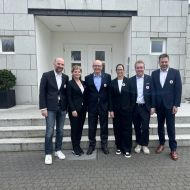 Neuer Vorstand im HGV
v.l.n.r: Dirk Reinmann, Prof. Dr. Anne Jakob, Christofer Hattemer, Dr. Yvonne Zimmer-Ackermann, Christian Otto, Christian Zipf                Bild: Marc vom Hagen