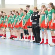 U17-Westauswahl weiblich bei der U17-Trophy 2025 in Kaarst-Büttgen                Bild: floorballdeutschland/flickr