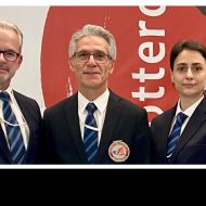 V.l.: Thomas Luh, Ali Nedaee, Forough Yaghoubi, Peter Bancov                Bild: Thomas Luh