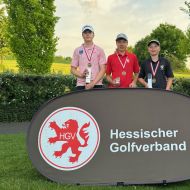 Hessische Jugendmeister: Moritz Küls, Lennart Döhrer und Leonard Bartsch