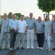 Vorstand 2025, v.l.n.r.: Gerhard Heil, Philip Krämer, Hans Fürst, Rafael Reißer, Rüdiger Manowski, Kathrin Witteborg und Georg Marquardt.                Bild: Ellen Lewis