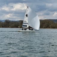 Das Team vom Segelclub Rheingau beim Training                Bild: SCR
