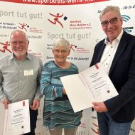 v.l. Edmund Pliefke, Magdalena Weidner, Uwe Steuber
                Bild: Marvin Heinz