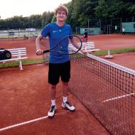 Luca Schaller spielt seit seinem achten Lebensjahr beim TC Traisa, der den 20-Jährigen als Identifikationsfigur für die vielen Kinder und Jugendlichen im Verein aufbauen möchte.Foto: Seehuber