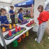 Speed-Stacking                 Bild: Jutta Hanig