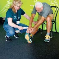 Alltags-Fitness-Test
auf dem Hessentag.
                Bild: lsb h