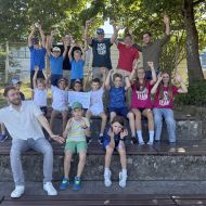 Groß war die Freude bei der TSG Oberursel nach dem Erhalt des Jugendpreises.                Bild: Sportkreis Hochtaunus