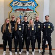 Die Luftgewehr-Bundesliga-Mannschaft des SV Hubertus Steinbach.
