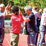 Internationale Fachkräfte können im Sport Anschluss finden.Foto: Katrina Friese