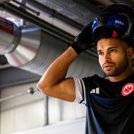 Ein sehr zufriedener Joshua Tasche nach seinem guten Abschneiden beim ZLT                Bild: Christian Heilwagen