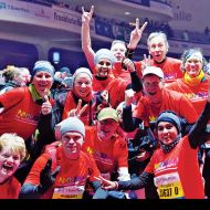 Im Ziel jubelten die Teams und freuten sich über ihre Leistung.Fotos: Yannik Yesilgöz