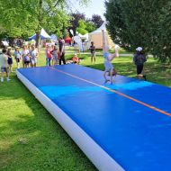 Der Dauernheimer Trampolinverein "Die Kängurus e.V." freute  sich über 2.000 Euro für die Neuanschaffung einer 15 Meter langen Airtrack-Bahn.                Symbolfoto: Ralf Wächter