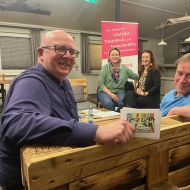 Vereint gegen Extremismus (von links): Moderator Markus Potthoff, Kerstin Mühlhausen vom Sportkreis Waldeck-Frankenberg, Violetta Bat vom Netzwerk für Toleranz und Christopher Vogel vom Mobilen Beratungsteam gegen Rechtsextremismus.

                Bild: Gerhard Menkel