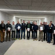 Gruppenbild  Vertreter der geförderten Vereine und Sportkreisvorstand                Bild: Jochen Horz