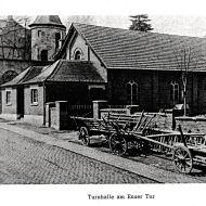 Die bereits 1866 gebaute Turnhalle am Enser Tor wurde noch bis 1974 genutzt. Foto: Festschrift 100 Jahre TV Korbach