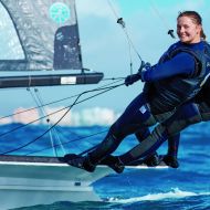 Katharina Schwachhofer und Elena Stoltze (links) segeln seit acht Jahren als Team.
&nbsp;
                Bild: DSV/Felix Diemer