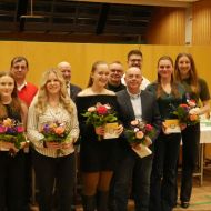 Die Sportler, die beim Jahresempfangs des Hess. Schützenverbandes geehrt wurden