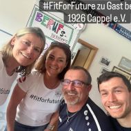 Das Team der Agentur für Arbeit und Trainer des FSV 1926 Cappel e.V.                Bild: Bianca Katzmarzik