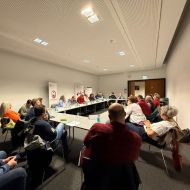 Sport braucht Unterstützer. Der Sportkreis Groß-Gerau hat einige Vereins-, Verbandsvertreter mit Politikern aus der Region bei einem Wahl-Hearing im Sportkreis Groß-Gerau ins Gespräch gebracht.                 Bild: Sportkreis