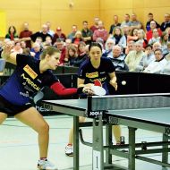 Langjährige Leistungsträgerinnen des TSV Langstadt: Petrissa Solja (links) und Cheng Hsien-tzu.Foto: Joaquim Ferreira