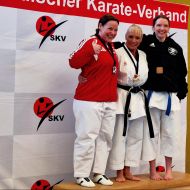 Ob Weltmeisterschaft oder Landes-Titelkämpfe, Monika Lang (Mitte) liebt den Wettkampf.Foto: privat