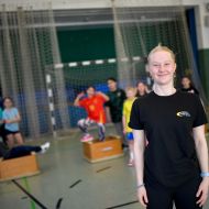 Junge Menschen werden in der Ausbildung fit f&uuml;r die Vereinspraxis gemacht.
                Bild: SJH/Kai Peters