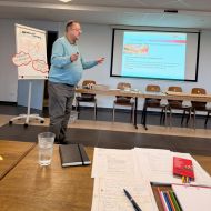 „Der Sportkreis muss aktiv werden und als Bindeglied zwischen Schule und Verein auftreten.“ - So die klare Botschaft von Dr. Udo Ahlheim                Bild: Sportkreis GG