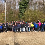 Grüße aus Dreieichenhain von der "überregionalen Jugendliga" unter der Leitung von Vizepräsident Jugend Stefan Bonifer                 Bild: HPV