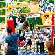 „Hessens Festival des Sports“ – hier im Jahr 2023 in Pfungstadt –begeistert vor allem junge Hessentagsgäste.Foto: Ellen Lewis