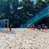 Handball im Sand: Fairplay Handballfest in Wiesbaden. Foto: SJH