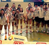 Die erfolgreichen U16-Teams der EHS und MTS aus Hessen