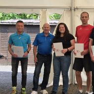 Vereinswettbewerb:  TV Haiger mit 109 Abnahmen,  TV Hermannstein mit 84 Abnahmen,  TuS Driedorf mit 71 Abnahmen                Bild: Jutta Hanig