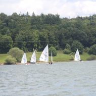 ILCAS auf dem Vorwindkurs                Bild: Marcus Pfeiffer