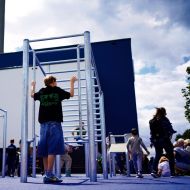Der Campus bietet unter anderem ein Parkour-Areal.Foto: TuS Makkabi Frankfurt