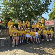 1. Platz - Bienenklasse der Grundschule Königstädten mit Klassenlehrerin Frau Weyrauch                Bild: Sportkreis GG