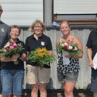Vertreterinen und Vertreter der Kooperation: 
Ulrich Roth, Biritt Komma, Sabine Kloos, Saskia Ries ,Franz Komma                Bild: Jutta Hanig